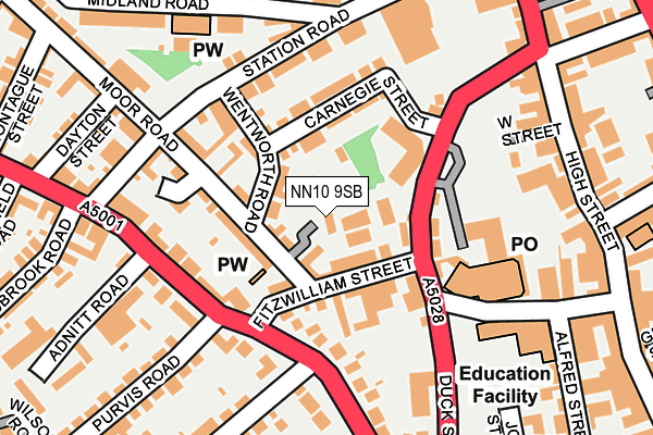 NN10 9SB map - OS OpenMap – Local (Ordnance Survey) NN10 9SB map - OS OpenMap – Local (Ordnance Survey)