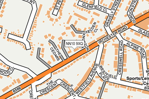 NN10 9XQ map - OS OpenMap – Local (Ordnance Survey) NN10 9XQ map - OS OpenMap – Local (Ordnance Survey)