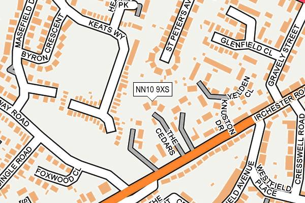 NN10 9XS map - OS OpenMap – Local (Ordnance Survey) NN10 9XS map - OS OpenMap – Local (Ordnance Survey)