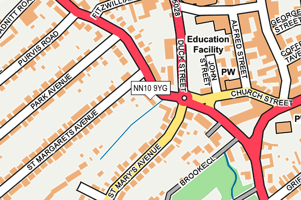 NN10 9YG map - OS OpenMap – Local (Ordnance Survey) NN10 9YG map - OS OpenMap – Local (Ordnance Survey)