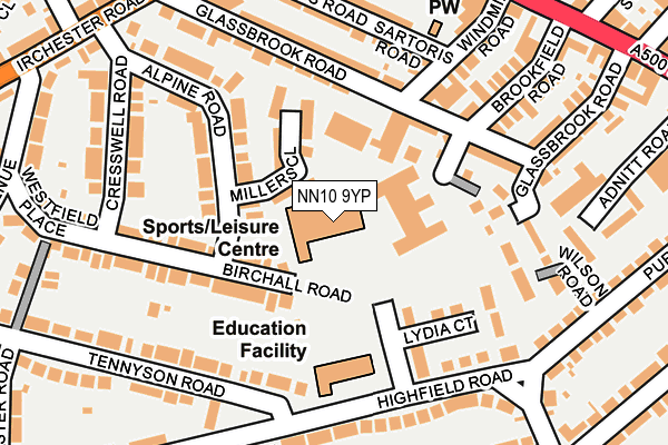 NN10 9YP map - OS OpenMap – Local (Ordnance Survey) NN10 9YP map - OS OpenMap – Local (Ordnance Survey)