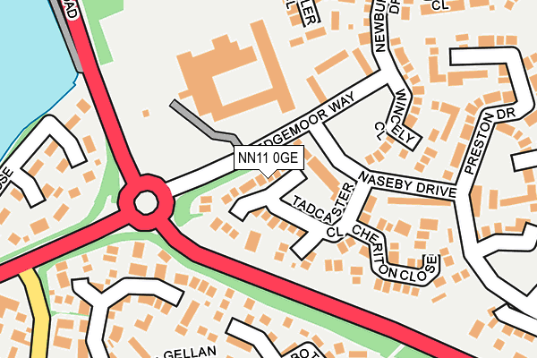 NN11 0GE map - OS OpenMap – Local (Ordnance Survey) NN11 0GE map - OS OpenMap – Local (Ordnance Survey)