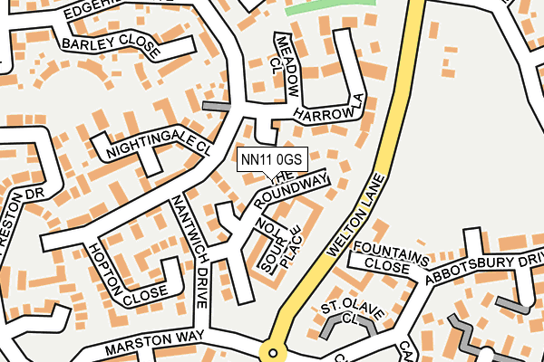 NN11 0GS map - OS OpenMap – Local (Ordnance Survey) NN11 0GS map - OS OpenMap – Local (Ordnance Survey)