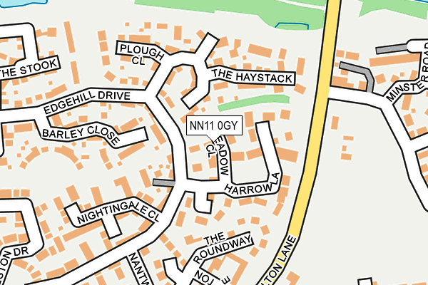 NN11 0GY map - OS OpenMap – Local (Ordnance Survey) NN11 0GY map - OS OpenMap – Local (Ordnance Survey)