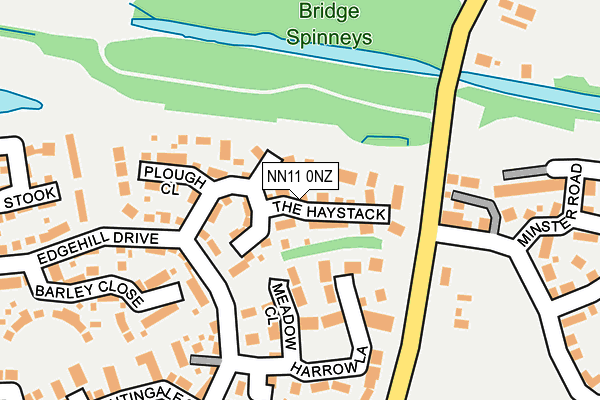 NN11 0NZ map - OS OpenMap – Local (Ordnance Survey)