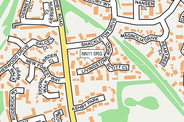 NN11 0RG map - OS OpenMap – Local (Ordnance Survey)