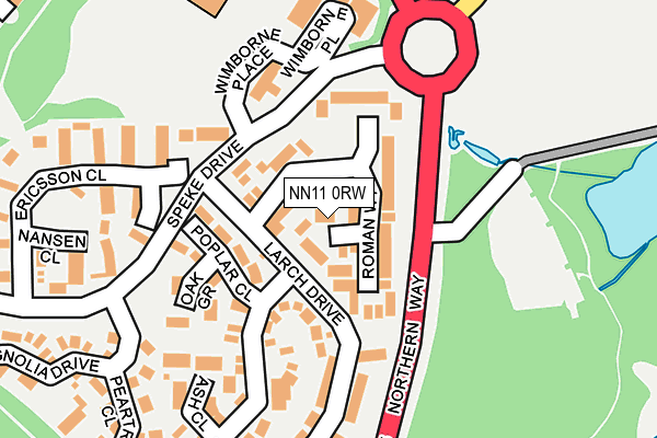 NN11 0RW map - OS OpenMap – Local (Ordnance Survey) NN11 0RW map - OS OpenMap – Local (Ordnance Survey)