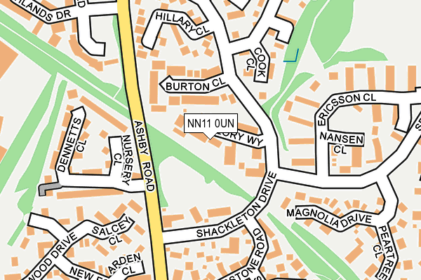 NN11 0UN map - OS OpenMap – Local (Ordnance Survey) NN11 0UN map - OS OpenMap – Local (Ordnance Survey)
