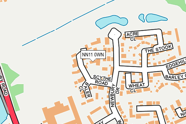 NN11 0WN map - OS OpenMap – Local (Ordnance Survey)