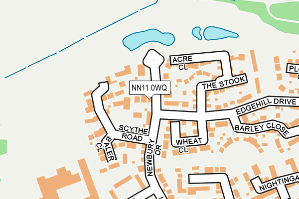 NN11 0WQ map - OS OpenMap – Local (Ordnance Survey)