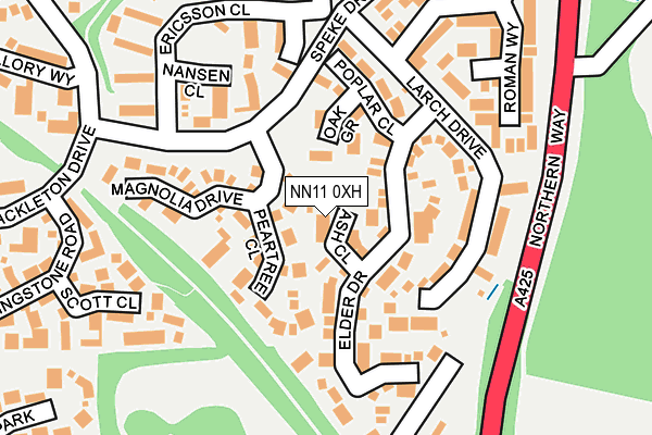 NN11 0XH map - OS OpenMap – Local (Ordnance Survey) NN11 0XH map - OS OpenMap – Local (Ordnance Survey)