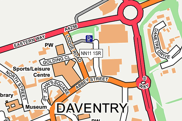 NN11 1SR map - OS OpenMap – Local (Ordnance Survey) NN11 1SR map - OS OpenMap – Local (Ordnance Survey)