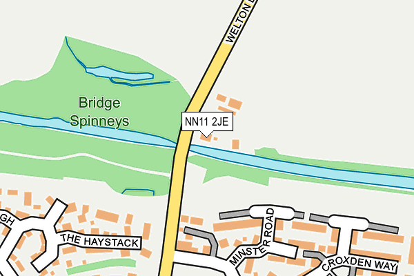 NN11 2JE map - OS OpenMap – Local (Ordnance Survey) NN11 2JE map - OS OpenMap – Local (Ordnance Survey)