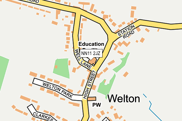 NN11 2JZ map - OS OpenMap – Local (Ordnance Survey) NN11 2JZ map - OS OpenMap – Local (Ordnance Survey)