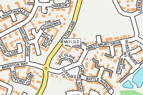NN11 2LD map - OS OpenMap – Local (Ordnance Survey) NN11 2LD map - OS OpenMap – Local (Ordnance Survey)