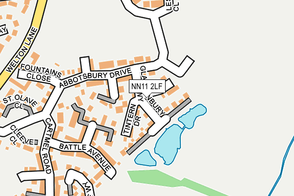 NN11 2LF map - OS OpenMap – Local (Ordnance Survey) NN11 2LF map - OS OpenMap – Local (Ordnance Survey)