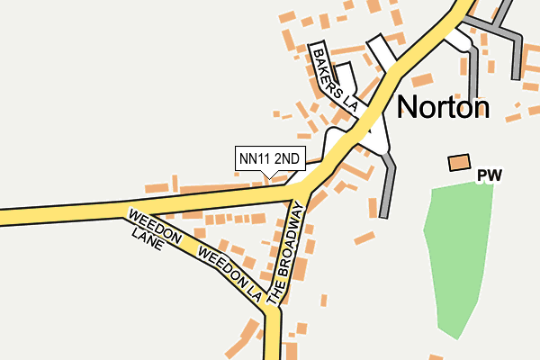 NN11 2ND map - OS OpenMap – Local (Ordnance Survey) NN11 2ND map - OS OpenMap – Local (Ordnance Survey)