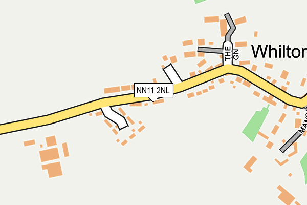 NN11 2NL map - OS OpenMap – Local (Ordnance Survey) NN11 2NL map - OS OpenMap – Local (Ordnance Survey)