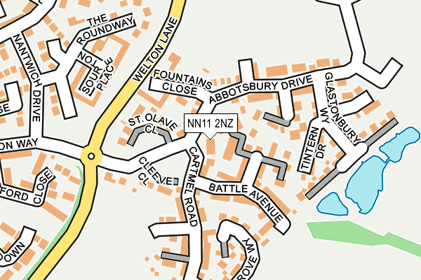 NN11 2NZ map - OS OpenMap – Local (Ordnance Survey) NN11 2NZ map - OS OpenMap – Local (Ordnance Survey)
