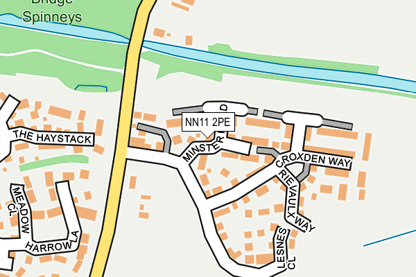 NN11 2PE map - OS OpenMap – Local (Ordnance Survey) NN11 2PE map - OS OpenMap – Local (Ordnance Survey)