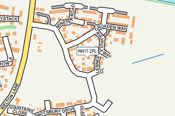 NN11 2PL map - OS OpenMap – Local (Ordnance Survey) NN11 2PL map - OS OpenMap – Local (Ordnance Survey)