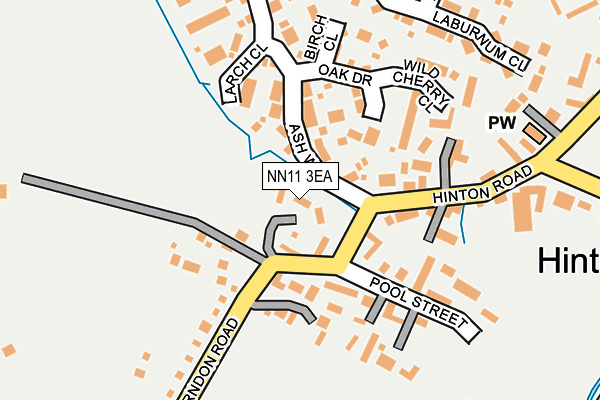NN11 3EA map - OS OpenMap – Local (Ordnance Survey) NN11 3EA map - OS OpenMap – Local (Ordnance Survey)