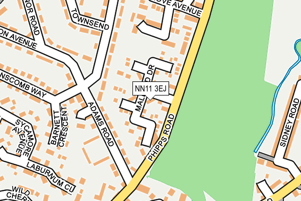 NN11 3EJ map - OS OpenMap – Local (Ordnance Survey) NN11 3EJ map - OS OpenMap – Local (Ordnance Survey)
