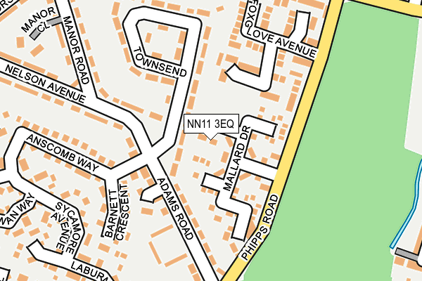 NN11 3EQ map - OS OpenMap – Local (Ordnance Survey) NN11 3EQ map - OS OpenMap – Local (Ordnance Survey)
