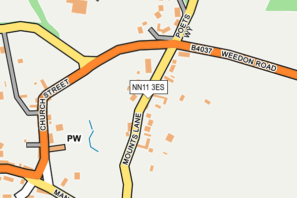 NN11 3ES map - OS OpenMap – Local (Ordnance Survey) NN11 3ES map - OS OpenMap – Local (Ordnance Survey)