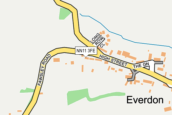NN11 3FE map - OS OpenMap – Local (Ordnance Survey)