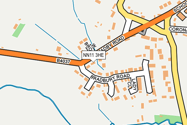 NN11 3HE map - OS OpenMap – Local (Ordnance Survey) NN11 3HE map - OS OpenMap – Local (Ordnance Survey)