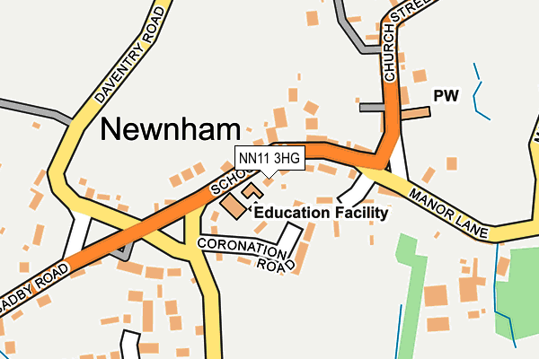 NN11 3HG map - OS OpenMap – Local (Ordnance Survey) NN11 3HG map - OS OpenMap – Local (Ordnance Survey)
