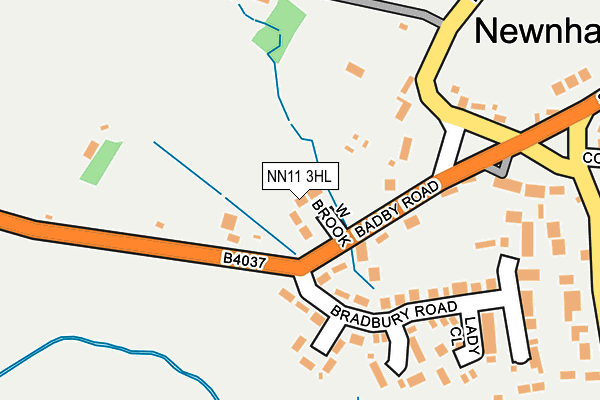 NN11 3HL map - OS OpenMap – Local (Ordnance Survey) NN11 3HL map - OS OpenMap – Local (Ordnance Survey)