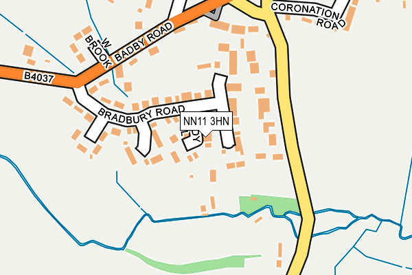 NN11 3HN map - OS OpenMap – Local (Ordnance Survey) NN11 3HN map - OS OpenMap – Local (Ordnance Survey)