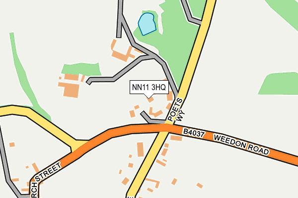 NN11 3HQ map - OS OpenMap – Local (Ordnance Survey) NN11 3HQ map - OS OpenMap – Local (Ordnance Survey)