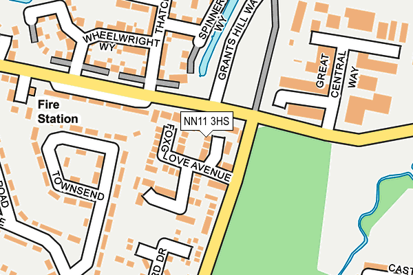NN11 3HS map - OS OpenMap – Local (Ordnance Survey) NN11 3HS map - OS OpenMap – Local (Ordnance Survey)