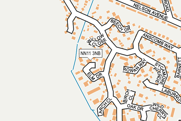 NN11 3NB map - OS OpenMap – Local (Ordnance Survey) NN11 3NB map - OS OpenMap – Local (Ordnance Survey)