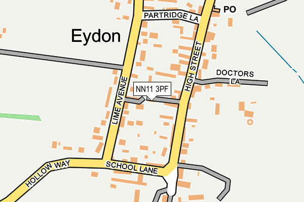 NN11 3PF map - OS OpenMap – Local (Ordnance Survey) NN11 3PF map - OS OpenMap – Local (Ordnance Survey)