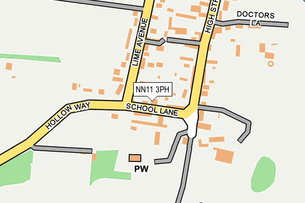 NN11 3PH map - OS OpenMap – Local (Ordnance Survey) NN11 3PH map - OS OpenMap – Local (Ordnance Survey)