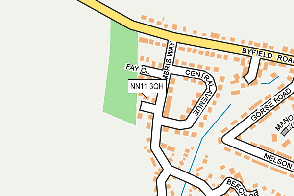 NN11 3QH map - OS OpenMap – Local (Ordnance Survey) NN11 3QH map - OS OpenMap – Local (Ordnance Survey)