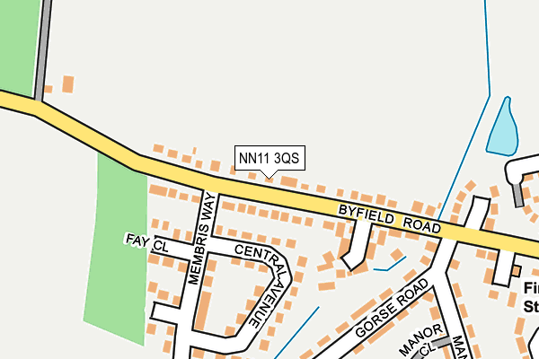NN11 3QS map - OS OpenMap – Local (Ordnance Survey) NN11 3QS map - OS OpenMap – Local (Ordnance Survey)