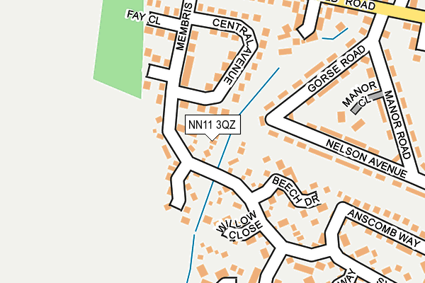 NN11 3QZ map - OS OpenMap – Local (Ordnance Survey) NN11 3QZ map - OS OpenMap – Local (Ordnance Survey)