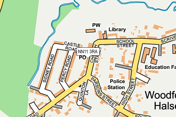 NN11 3RA map - OS OpenMap – Local (Ordnance Survey) NN11 3RA map - OS OpenMap – Local (Ordnance Survey)