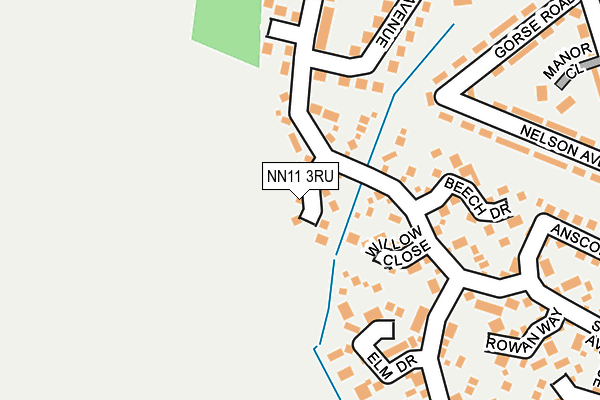 NN11 3RU map - OS OpenMap – Local (Ordnance Survey) NN11 3RU map - OS OpenMap – Local (Ordnance Survey)