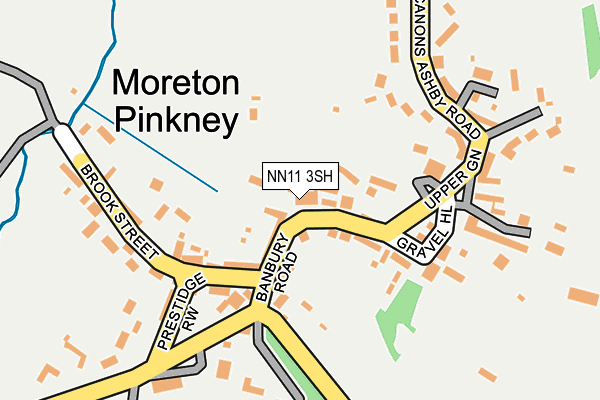 NN11 3SH map - OS OpenMap – Local (Ordnance Survey)