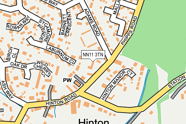 NN11 3TN map - OS OpenMap – Local (Ordnance Survey) NN11 3TN map - OS OpenMap – Local (Ordnance Survey)