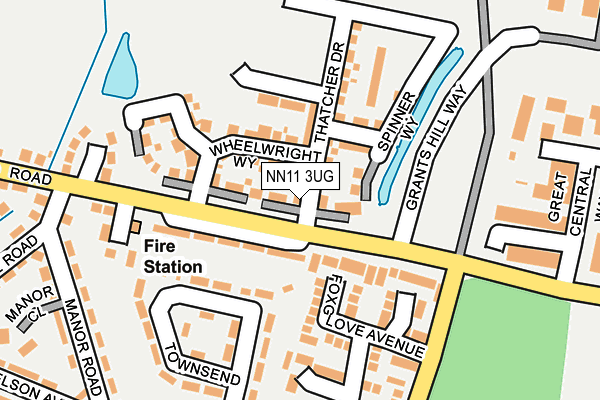 NN11 3UG map - OS OpenMap – Local (Ordnance Survey) NN11 3UG map - OS OpenMap – Local (Ordnance Survey)
