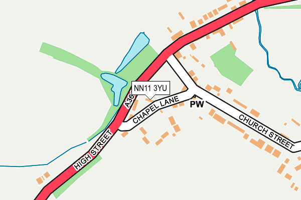 NN11 3YU map - OS OpenMap – Local (Ordnance Survey) NN11 3YU map - OS OpenMap – Local (Ordnance Survey)
