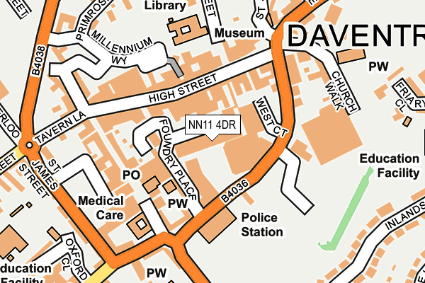 NN11 4DR map - OS OpenMap – Local (Ordnance Survey) NN11 4DR map - OS OpenMap – Local (Ordnance Survey)