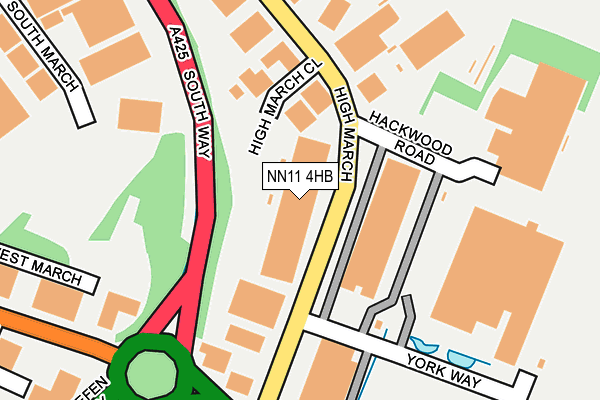 NN11 4HB map - OS OpenMap – Local (Ordnance Survey) NN11 4HB map - OS OpenMap – Local (Ordnance Survey)